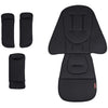 Wave Seat Liner and Harness Pad Set - Licorice