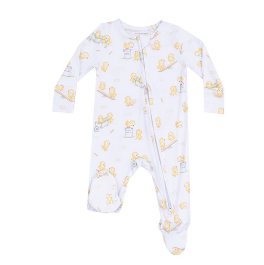 ANGEL DEAR BABY CHICKS 2 WAY ZIPPER FOOTIE
