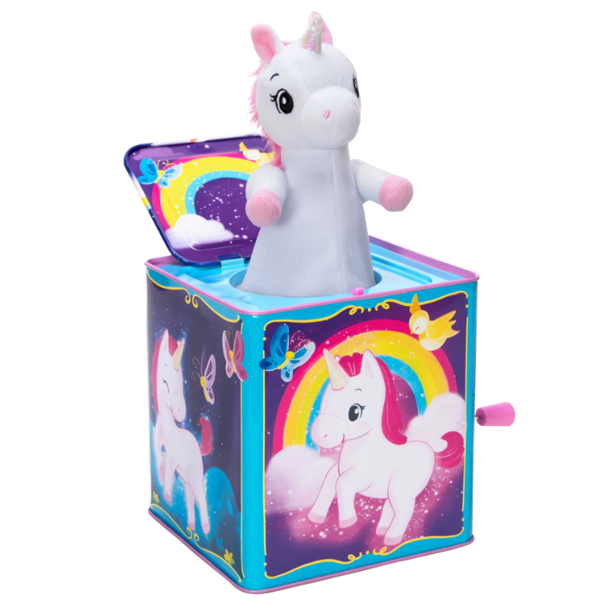 UNICORN POP N GLOW JACK IN THE BOX