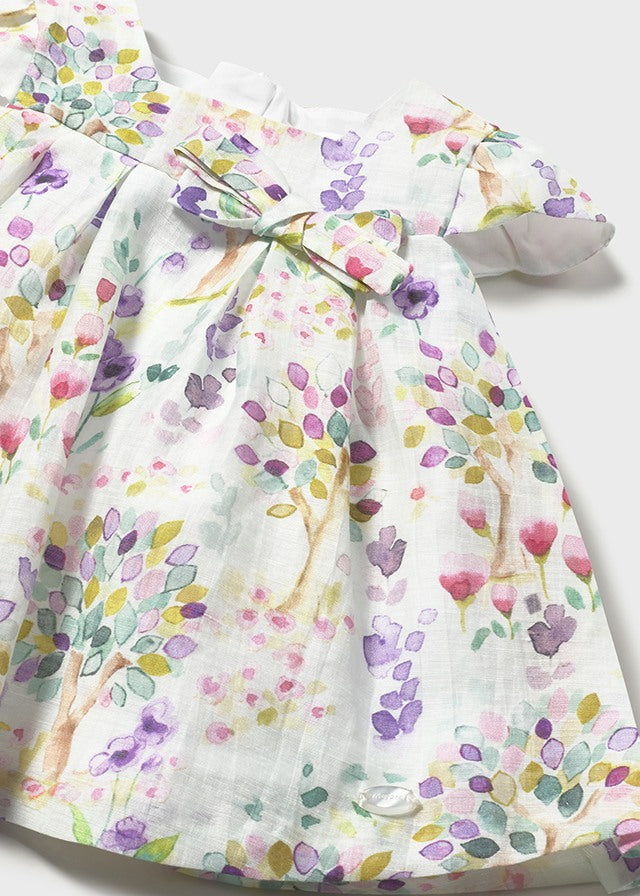 MAYORAL NEWBORN GIRL PRINTED DRESS