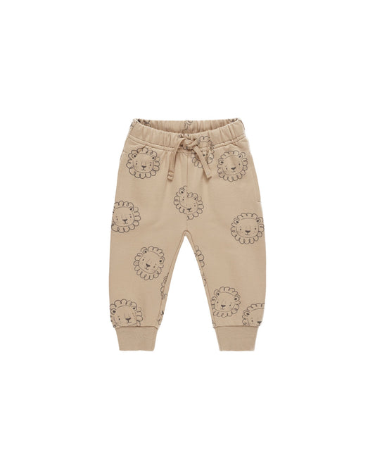 QUINCY MAE RELAXED FLEECE SWEATPANT - LIONS
