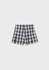 ABEL & LULA PLAID SHORTS - NAVY