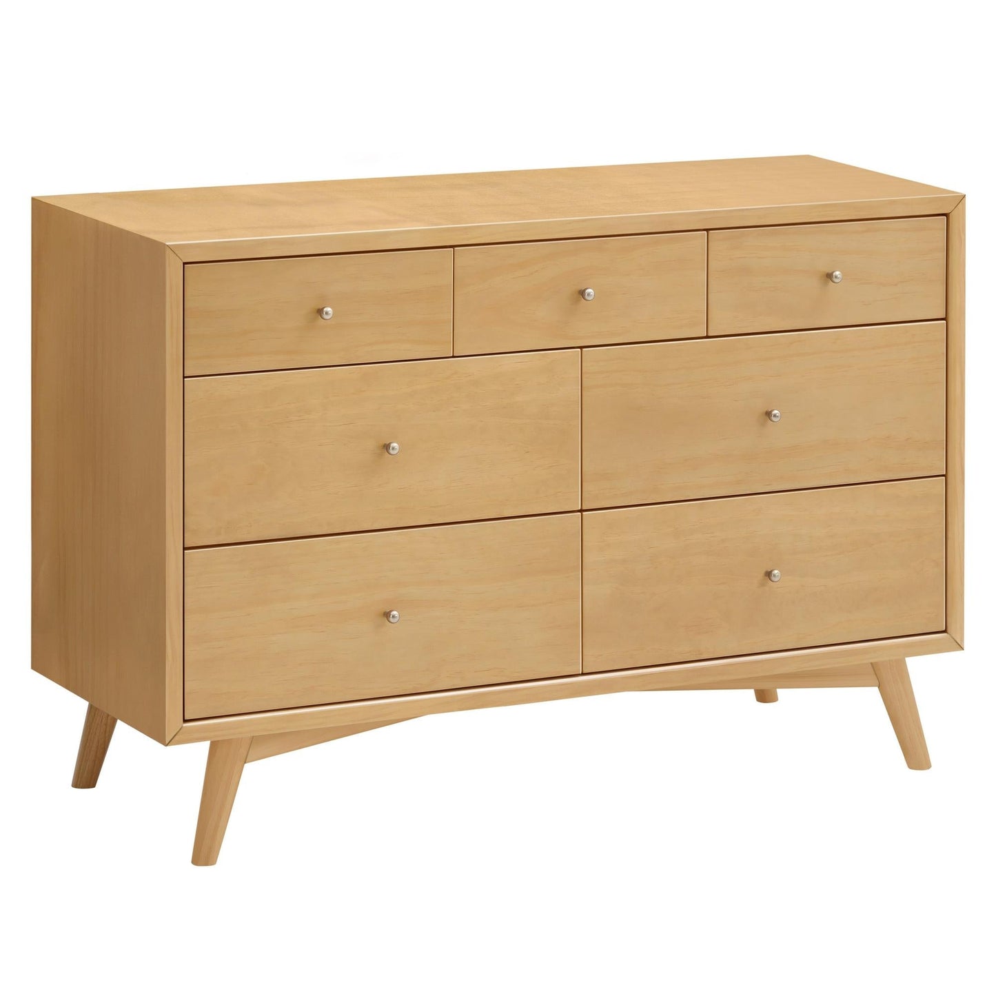 Palma 7-Drawer Double Dresser, Assembled in Warm White