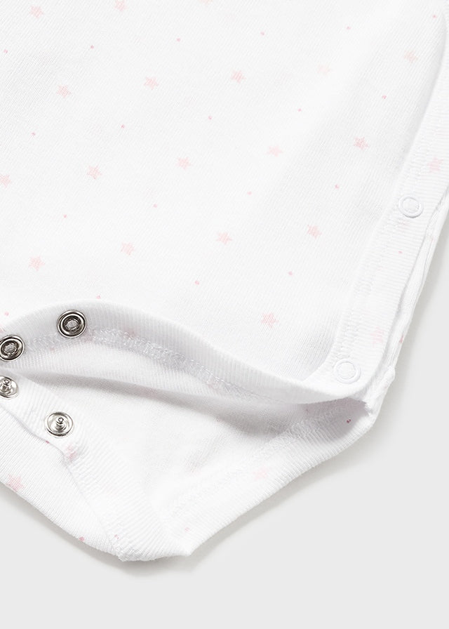 MAYORAL PRINTED BODYSUIT - PINK STARS
