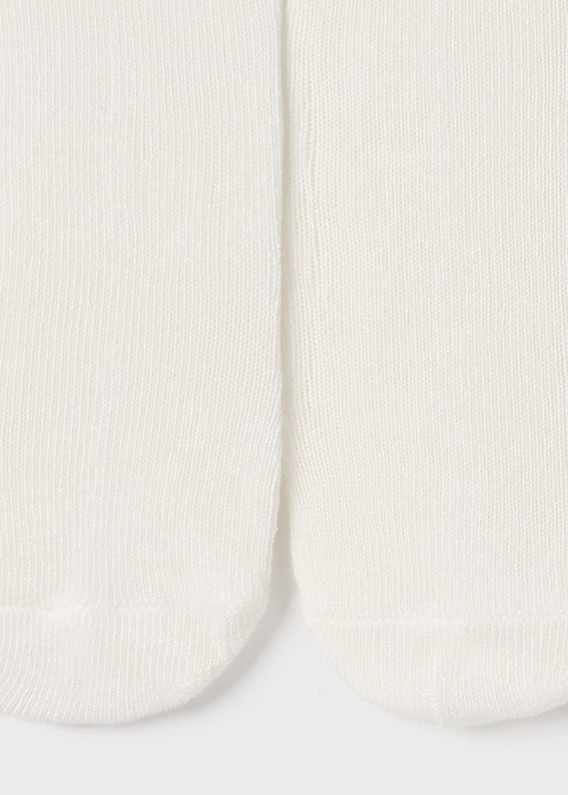 MAYORAL GIRL RUFFLED TIGHTS - IVORY