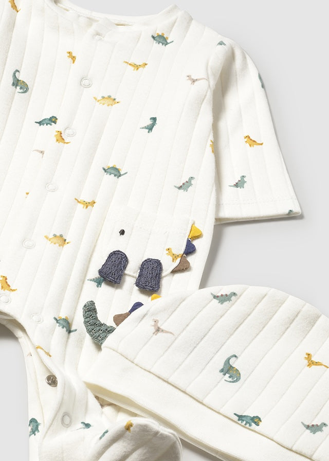 MAYORAL DINO ONE-PIECE WITH HAT