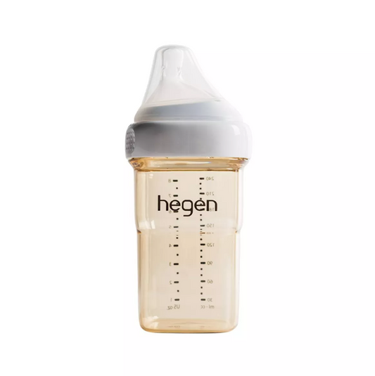 HEGEN ANTI-COLIC FEEDING BOTTLE - AMBER - 8OZ
