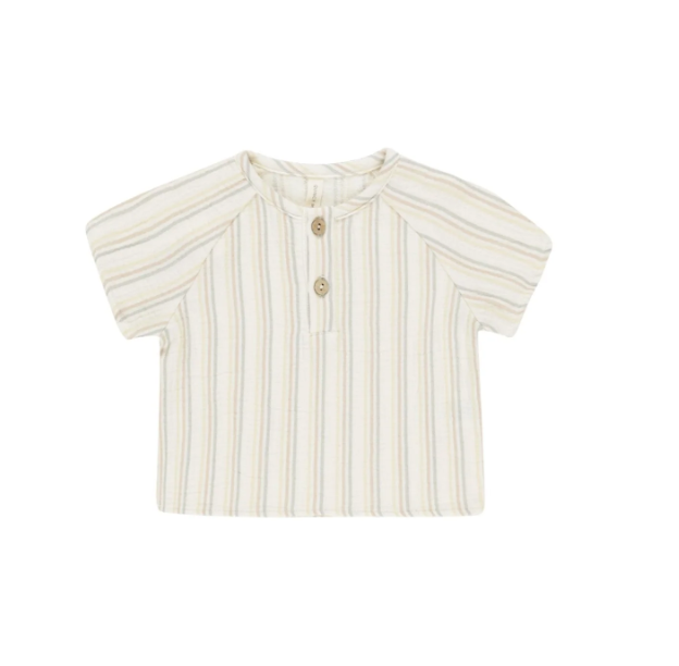 RYLEE & CRU SHORT SLEEVE ZION SHIRT || SUMMER STRIPE