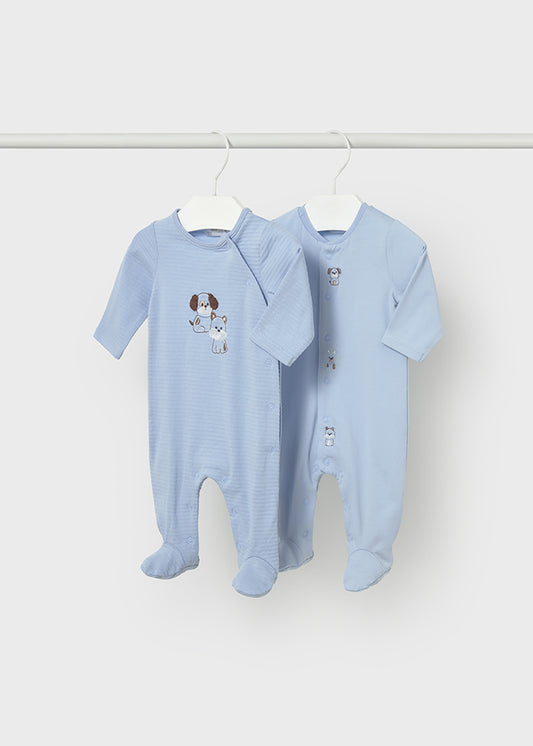 MAYORAL NEWBORN BOY ONE-PIECE SET