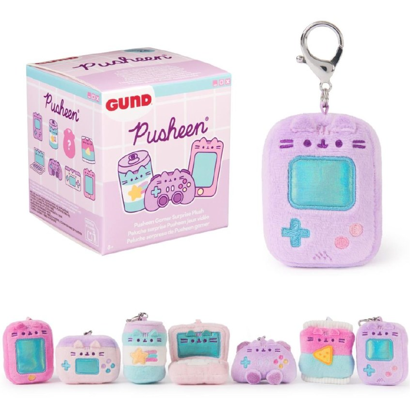 GUND PUSHEEN GAMER SURPRISE PLUSH SERIES #24 MYSTERY BOX PLUSHIES