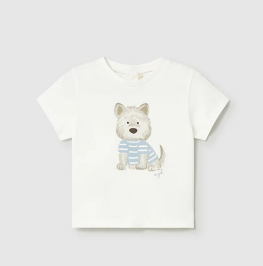MAYORAL BABY PUPPY GRAPHIC T-SHIRT