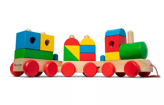 WOODEN JUMBO STACKING TRAIN CLASSIC