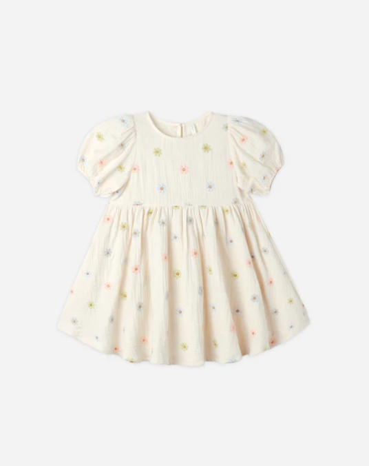 RYLEE + CRU MARLEY DRESS EMBRIODERED DAISIES