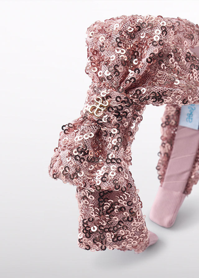 ABEL & LULA GIRL SEQUIN HEADBAND - PINK
