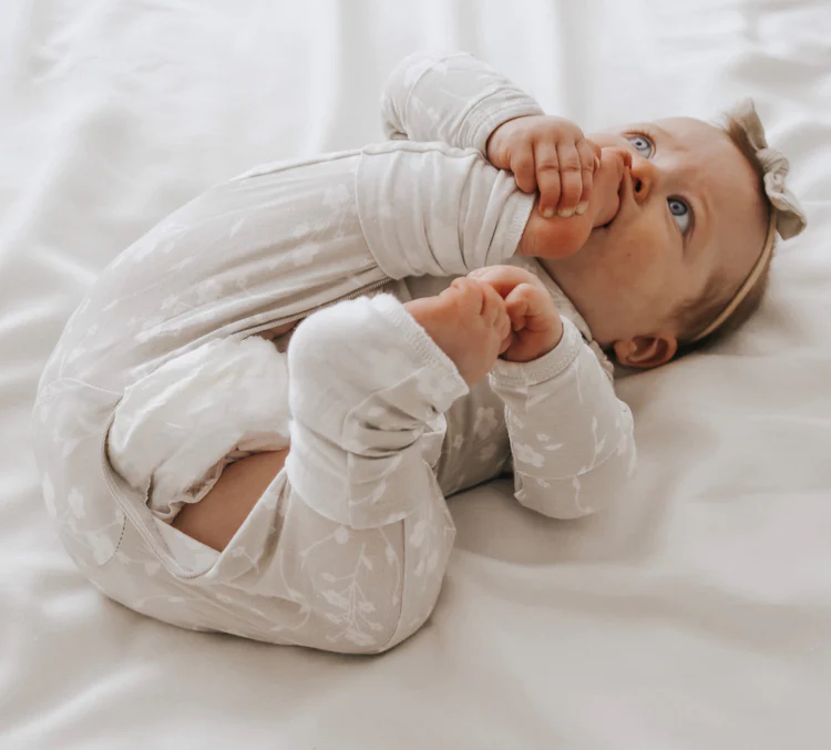 GUNAMUNA CONVERTIBLE ROMPER FOOTIE - MAGNOLIA