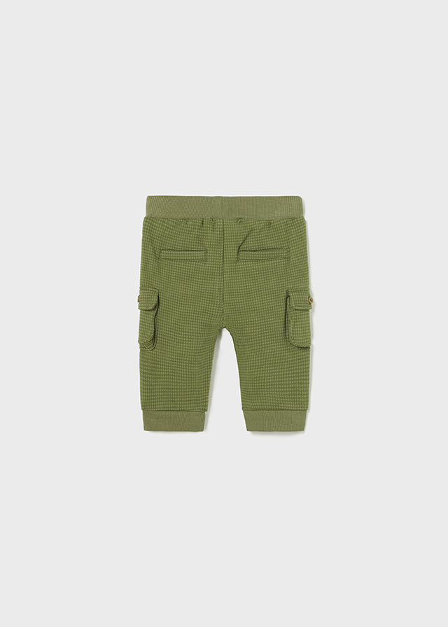 MAYORAL BABY CARGO PANTS - GREEN