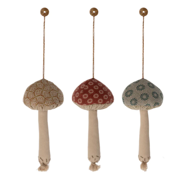 MAILEG MUSHROOM ORNAMENT ASSORT