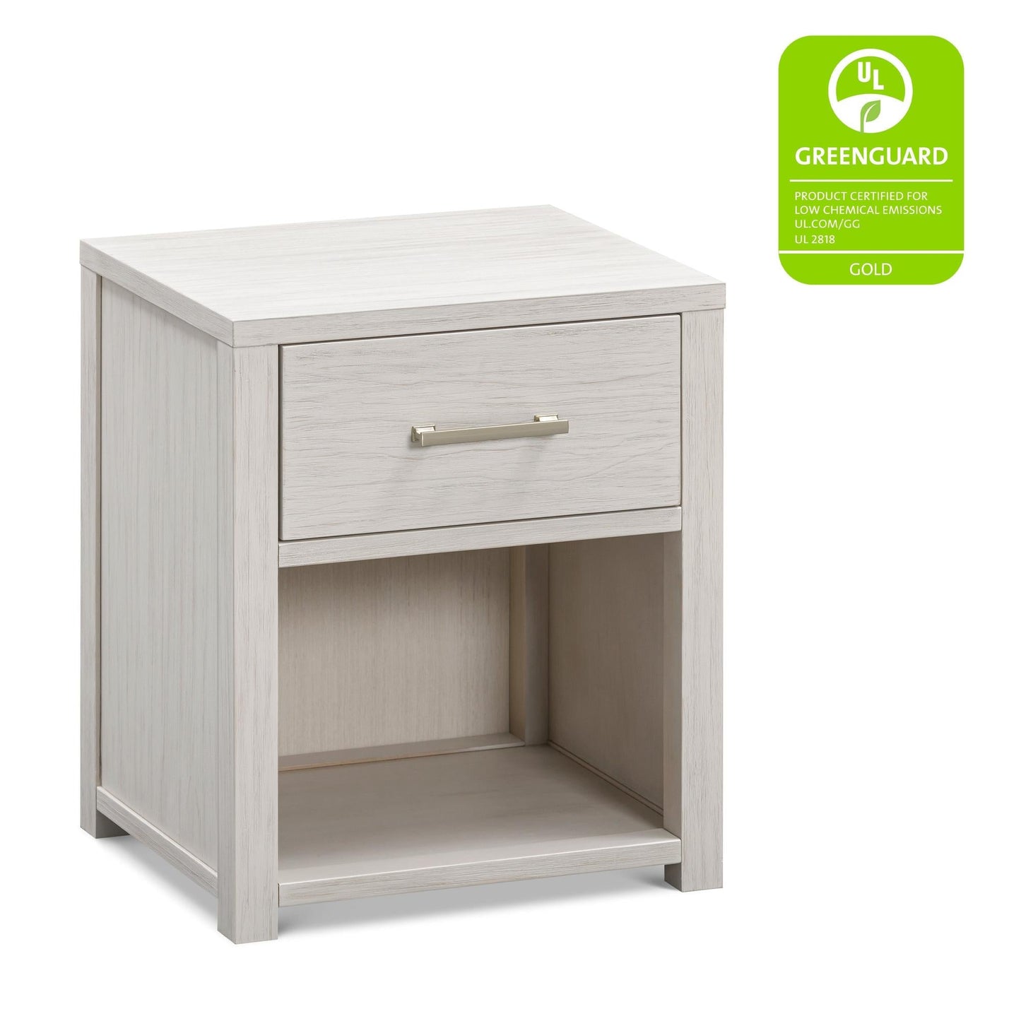 Hemsted Nightstand, Assembled in Walnut Driftwood
