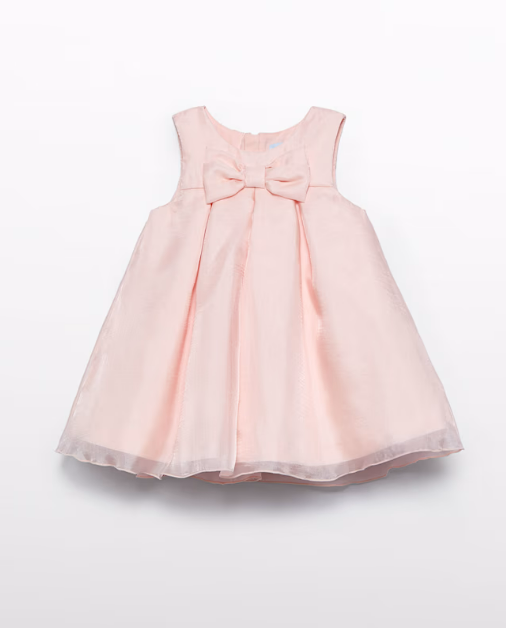 ABEL & LULA BABY ORGANZA BOW DRESS