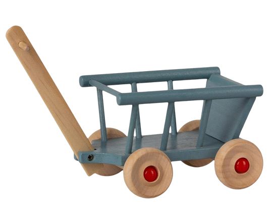 MAILEG WAGON, MICRO - BLUE