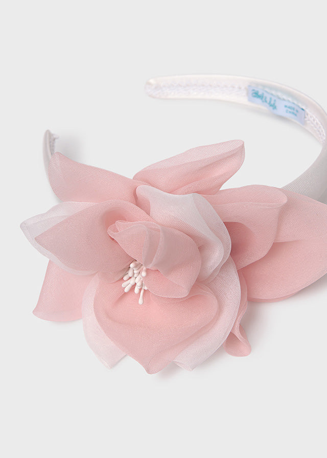 ORGANZA FLOWER HEADBAND