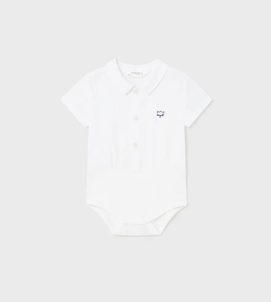 MAYORAL BOYS BODYSUIT - WHITE