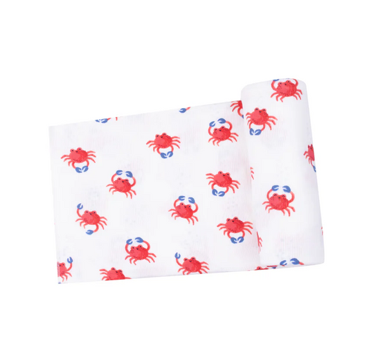 ANGEL DEAR CRABBY CUTIES SWADDLE BLANKET