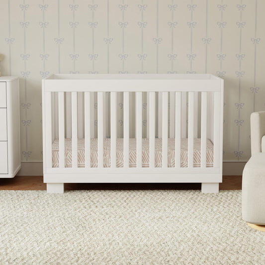 BABYLETTO MODO 3-IN-1 CONVERTIBLE CRIB WITH TODDLER BED CONVERSION KIT