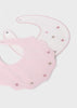 MAYORAL BIB SET BLUSH DOTS