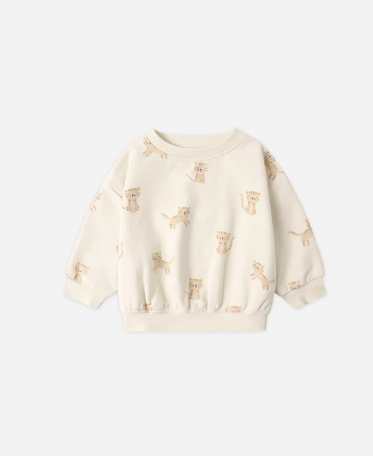 QUINCY MAE RELAXED SWEATSHIRT TIGERS