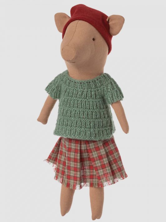 MAILEG CHRISTMAS PIG - GIRL