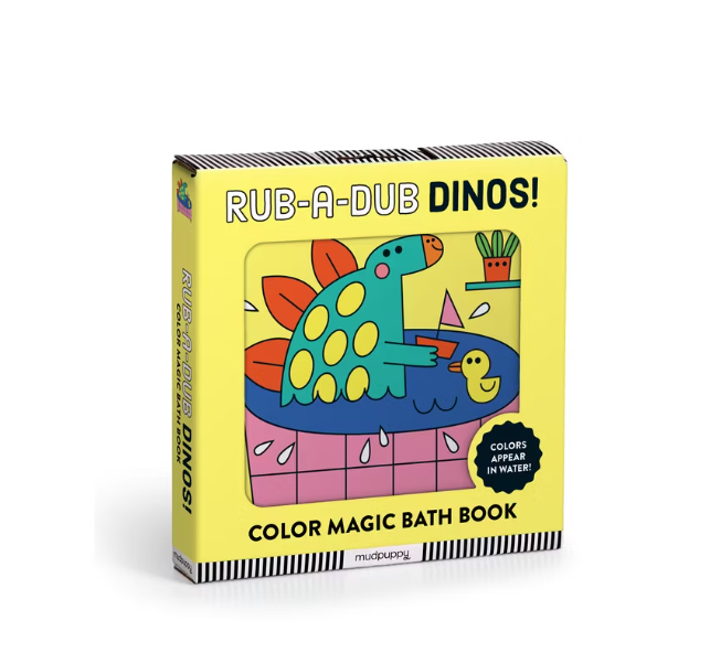 RUB-A-DUB DINOS! COLOR MAGIC BATH BOOK