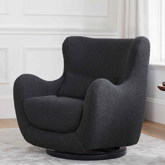 BABYLETTO SOLSTICE SWIVEL GLIDER IN BOUCLE