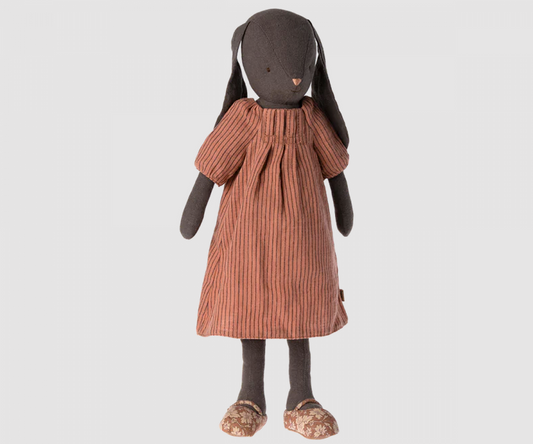 MAILEG BUNNY SIZE 3 - DUSTY BROWN - DRESS
