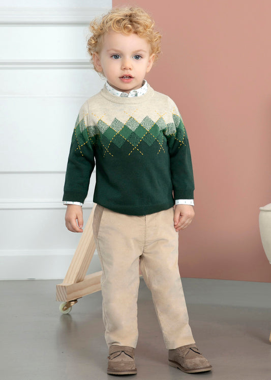 ABEL & LULA CORDUROY PANTS AND SWEATER SET