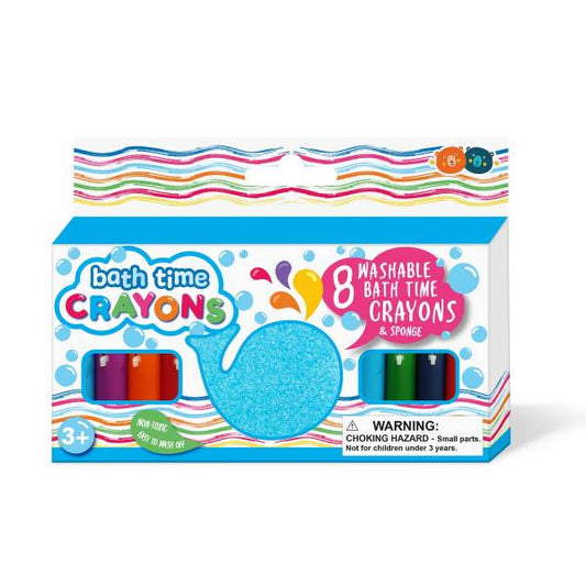 BATHTIME CRAYONS & SPONGE