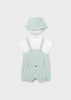 MAYORAL ROMPER WITH HAT - JADE