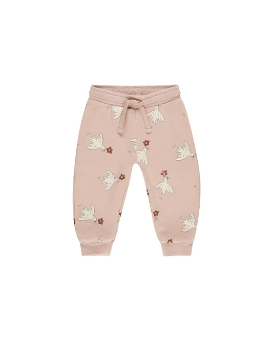 RYLEE AND CRU JOGGER SWEATPANT DOVES