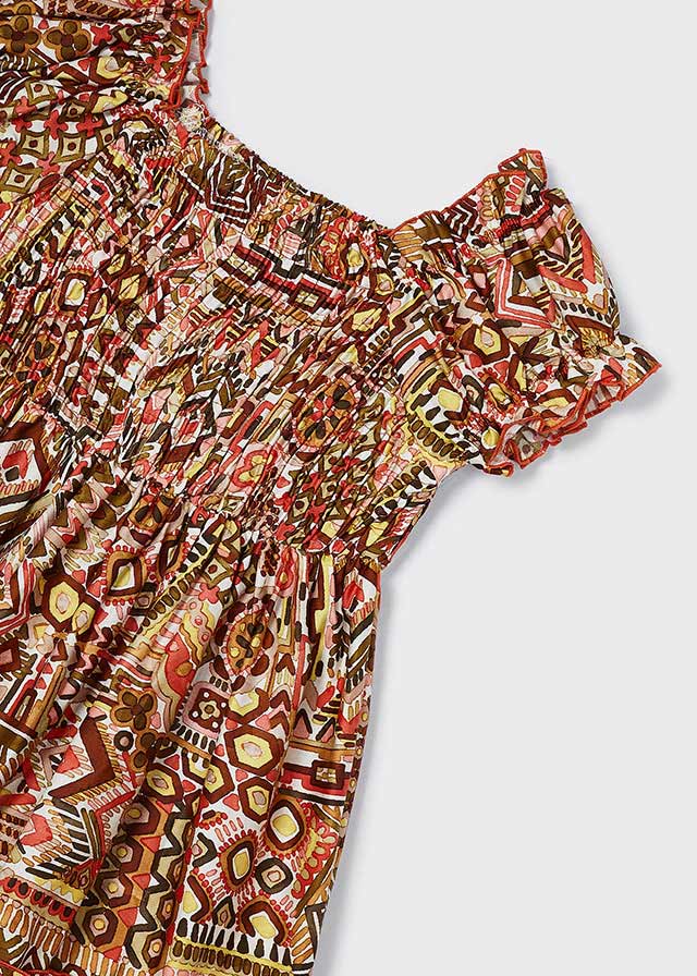 MAYORAL GIRLS SMOCKED DRESS
