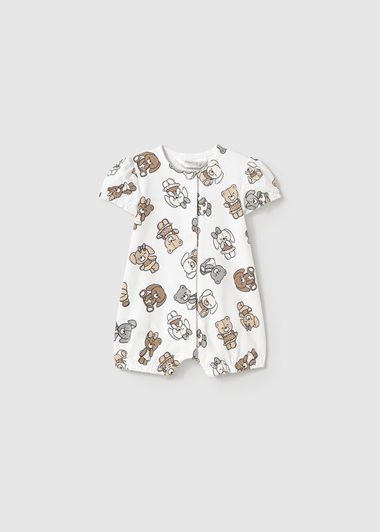MAYORAL COOKIE TEDDY BEAR ROMPER