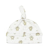 ORGANIC BANDED TOP-KNOT HAT
