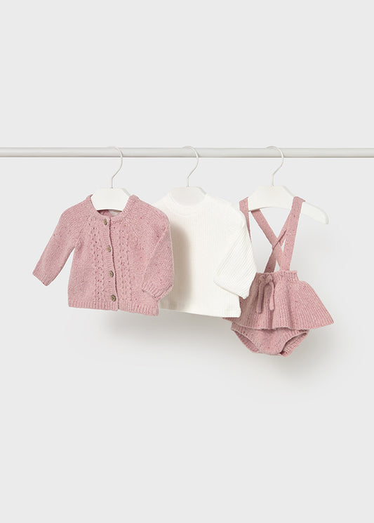 MAYORAL NEWBORN GIRL 3-PIECE SET