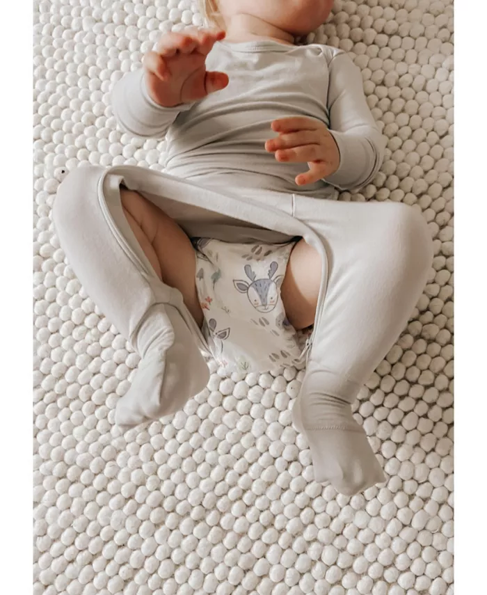 GUNAMUNA CONVERTIBLE FOOTIE - MIST