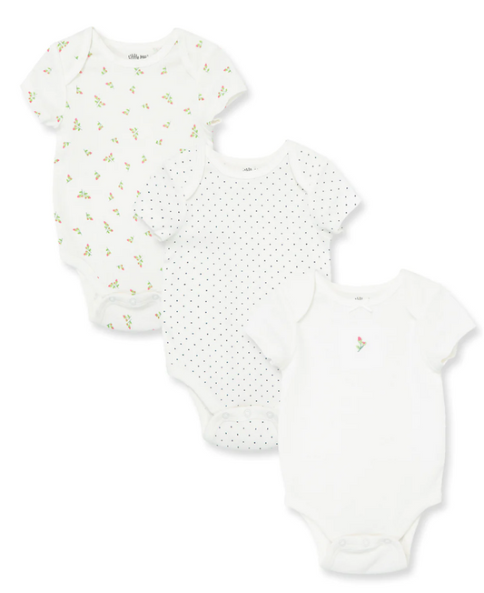 ROSEBUD 3 PACK BODYSUIT