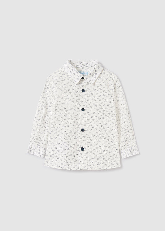 ABEL & LULA ORIGAMI PRINT SHIRT
