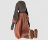 MAILEG BUNNY SIZE 3 - DUSTY BROWN - DRESS