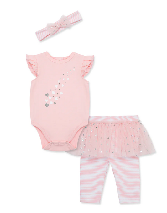 LITTLE ME HEARTS LEGGING SET