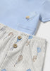 MAYORAL PRINTED SHORTS AND T SHIRT SET