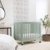 Origami Mini Crib in Light Sage