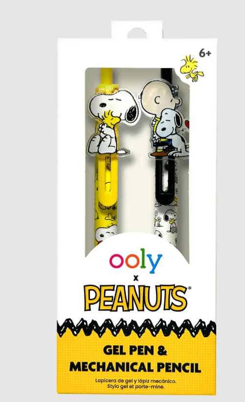 OOLY X PEANUTS GEL PEN AND MECHANICAL PENCIL